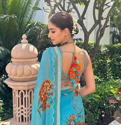 Ananya Panday Exudes Grace In A Retro-Inspired Saree For Kesari 2 Trailer Launch, See Pics