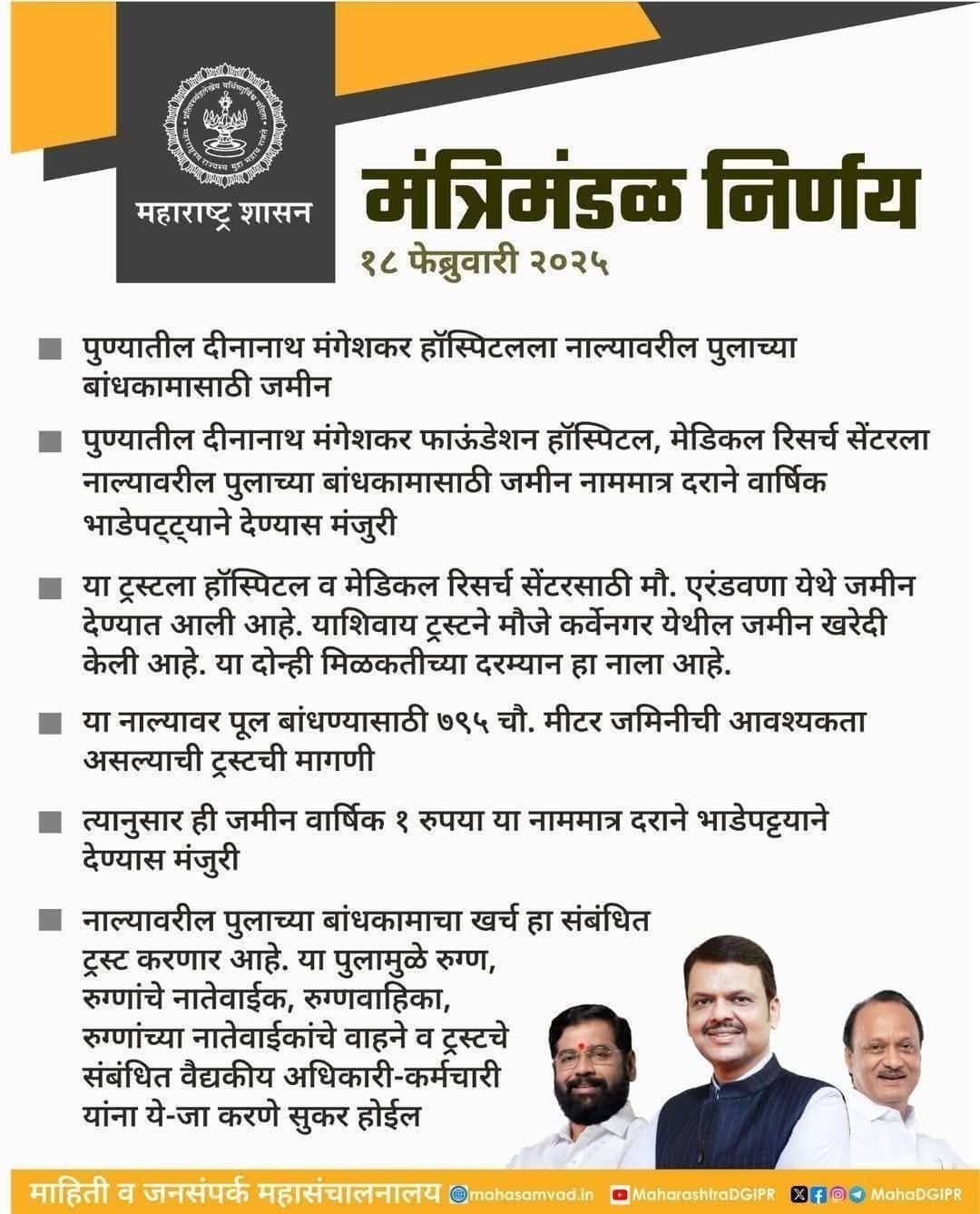 Deenanath Mangeshkar Hospital Pune: वर्षाला 1 रुपये भाड्याने जमीन, मग्रूर मंगेशकर रुग्णालयाला खैरात का, राज्य सरकारच्या निर्णयाने वादंग!