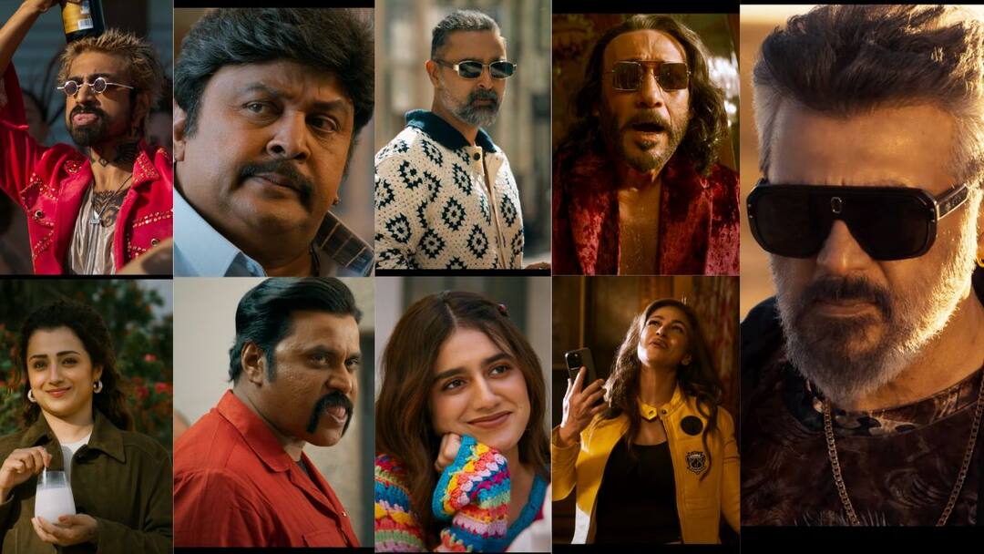 நட்சத்திர பட்டாளம் , டிரேட்மார்க் அஜித் வசனங்கள்..எக்கச்சக்க மாஸ்...குட் பேட் அக்லி டிரைலர் ரிவியு ajith kumar good bad ugly arjun doss Simran Trisha Prabhu good bad ugly trailer review நட்சத்திர பட்டாளம் , டிரேட்மார்க் அஜித் வசனங்கள்..எக்கச்சக்க மாஸ்...குட் பேட் அக்லி டிரைலர் ரிவியு