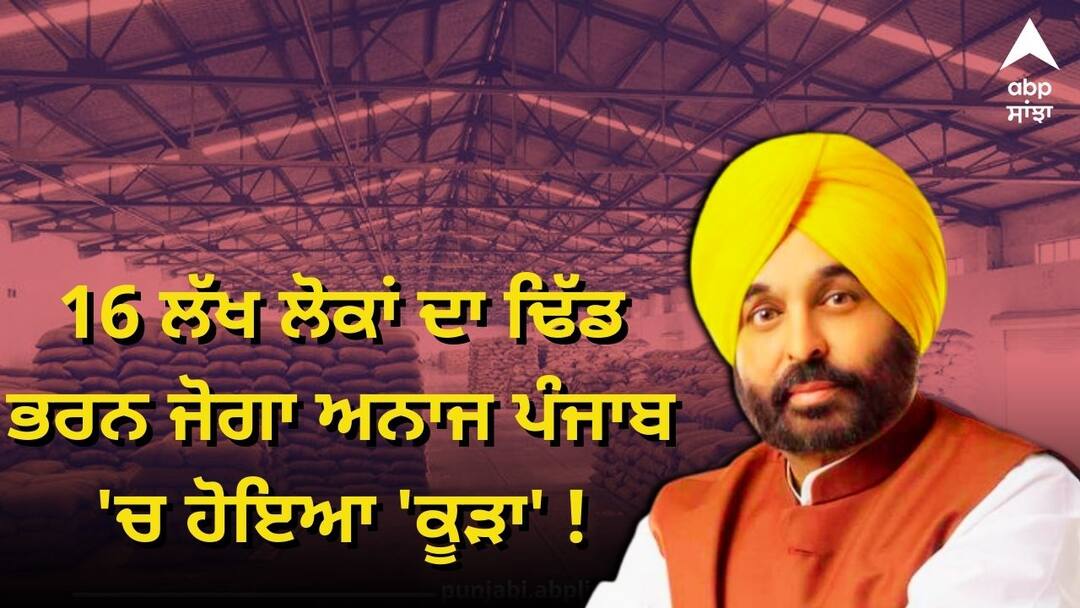 ਸੜਕਾਂ 'ਤੇ ਕਿਸਾਨ ਰੁਲ ਰਿਹਾ, ਗੁਦਾਮਾਂ 'ਚ ਅਨਾਜ ਸੜ ਰਿਹਾ....,16 ਲੱਖ ਲੋਕਾਂ ਦਾ ਢਿੱਡ ਭਰਨ ਜੋਗਾ ਅਨਾਜ ਪੰਜਾਬ 'ਚ ਹੋਇਆ 'ਕੂੜਾ' ! Wastage of food grains in Punjab read Full report ਸੜਕਾਂ 'ਤੇ ਕਿਸਾਨ ਰੁਲ ਰਿਹਾ, ਗੁਦਾਮਾਂ 'ਚ ਅਨਾਜ ਸੜ ਰਿਹਾ....,16 ਲੱਖ ਲੋਕਾਂ ਦਾ ਢਿੱਡ ਭਰਨ ਜੋਗਾ ਅਨਾਜ ਪੰਜਾਬ 'ਚ ਹੋਇਆ 'ਕੂੜਾ' !