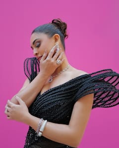 Krystle D’Souza Turns Heads In A Glamorous Black Gown With Statement Accessories