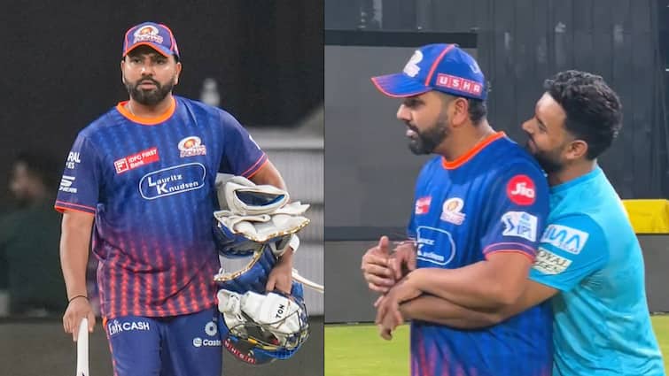 वह रोहित शर्मा और ज़हीर खान चैट थे, एलएसजी बनाम मेरे खेल से पहले एक उपद्रव बनाया गया था; पता है कि क्या होता है
