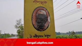 Bangladesh News: বাংলাদেশে রবীন্দ্রনাথ ঠাকুরের ম্যুরালে কালি, নামও বিকৃত করার অভিযোগ