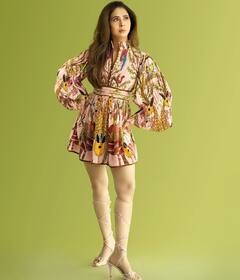 Urmila Matondkar Stuns In A Vibrant Printed Mini Dress, Pics