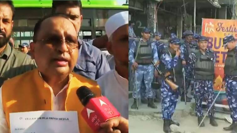 bjp minority morcha president Jamal Siddiqui waqf amendment shaheen bagh march security वक्फ कानून के समर्थन में बीजेपी अल्पसंख्यक मोर्चा की पदयात्रा, दिल्ली के शाहीन बाग में निकाली रैली