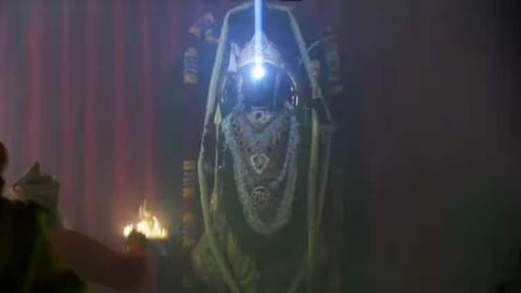 ram lalla surya tilak ram navami in ayodhya ram mandir surya tilak in navratri watch video Surya Tilak: રામલલાના લલાટ પર થયું સૂર્ય તિલક, કપાળ પર 4 મિનિટ સુધી રહ્યા સૂર્યના કિરણો,વીડિયોમાં જુઓ અદ્ભુત નજારો