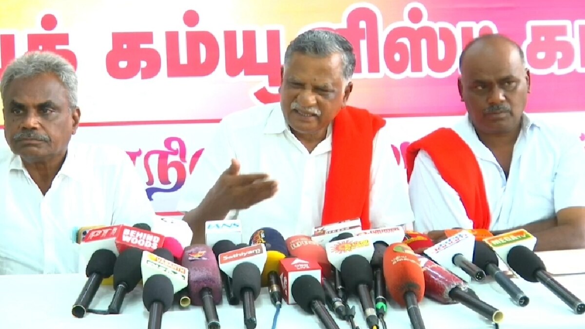 CPI Mutharasan: ”பண பலம், மிரட்டல்.. “பாஜகவுக்கு பணிந்து செல்லும் அதிமுக