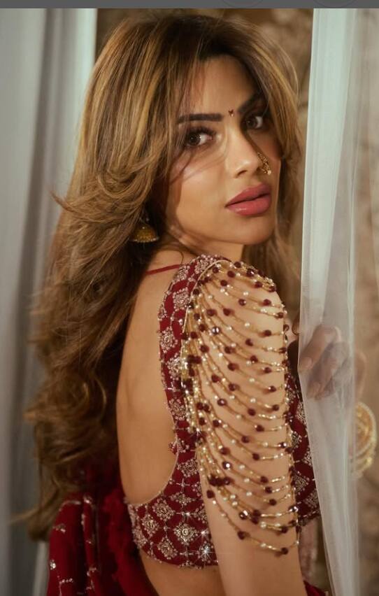 નિક્કીએ શરારા ડ્રેસમાં હાઇટેક લૂકથી ફેન્સના દિલ જીત્યા