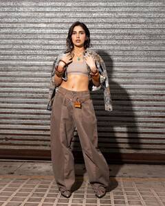 Bhumi Pednekar Slays In Urban Warrior Chic Look: Bold Accessories & Power Abs