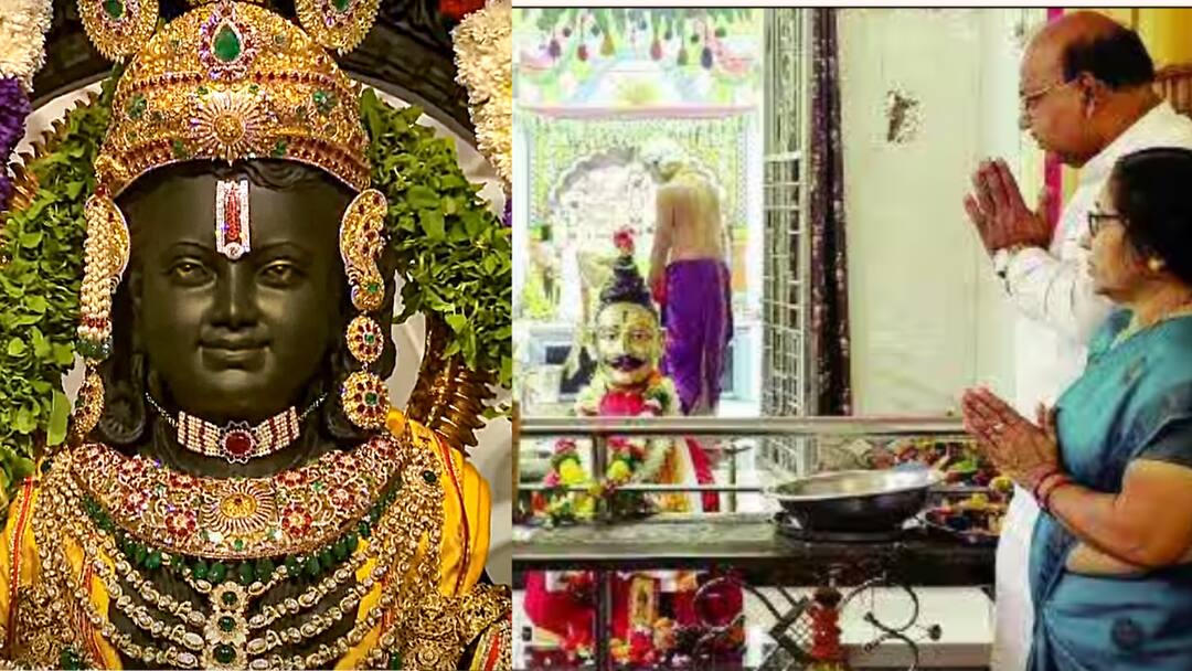 Ram Navami 2025 Former MP Ramdas Tadas denied entry in ram mandir garbh grah by priest at Devli Wardha news in Marathi Ram Mandir Ramdas Tadas: सोवळं अन् जानवं नसल्याने माजी खासदार रामदास तडसांना राम मंदिराच्या गाभाऱ्यात प्रवेश नाकारला