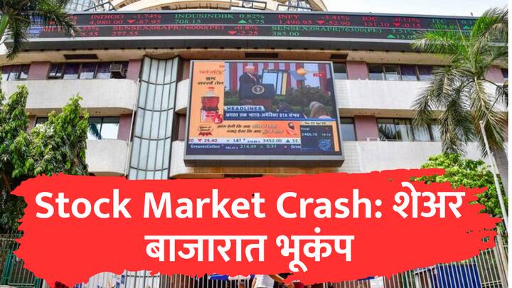 Stock Market Crash: शेअर बाजार हादरला, कोणत्या कंपन्यांचे शेअर्स पडले?