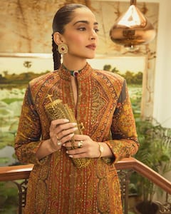 Sonam Kapoor : सोनम कपूरचा रॉयल अंदाज; हातातल्या बॅगने वेधलं लक्ष!