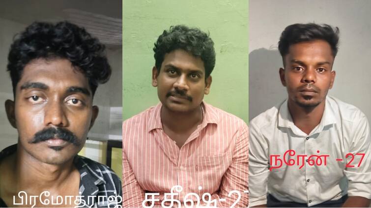Three drugged youths arrested for attacking a policeman in salem tnn காவல்துறைக்கு பாதுகாப்பு இல்லையா? காவலரை தாக்கிய 3 போதை இளைஞர்கள் கைது