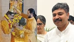 BJP नेता ज्ञानदेव आहूजा ने राम मंदिर में छिड़का गंगाजल, नेता प्रतिपक्ष टीकाराम जूली बोले- 'दलितों से करते हैं नफरत'