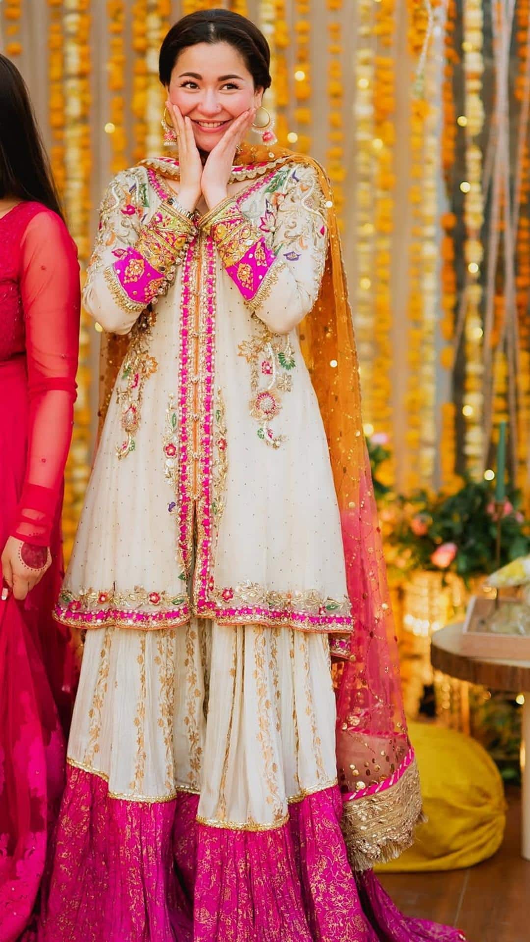 sachin and babi light blue dress SAPPHIRE X HANIA AMIR