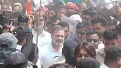 सफेद टीशर्ट पहने बिहार की सड़कों पर राहुल गांधी, साथ में हजारों की भीड़, देखें पलायन रोको यात्रा की तस्वीरें