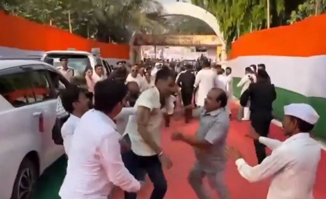 Chaos erupted at Bihar headquarters of Congress after Rahul Gandhi visit Waqf Bill Chaos Ensues At Congress’s Patna HQ After Rahul Gandhi’s Visit, ‘BJP Agent’ Ousted — Video
