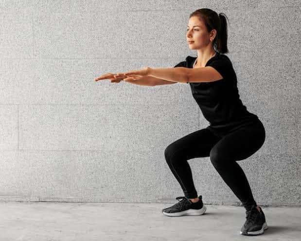 Research has revealed that if you do only 50 squats daily, then weighing up to 7 kg can be reduced in a few months. Squats not only tone your thighs and hips, but they also intensify metabolism, which burn fat rapidly.