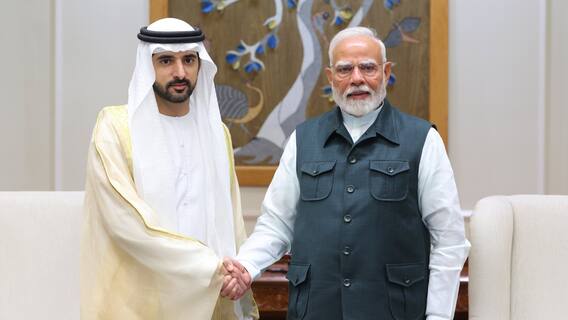 PM Modi Hosts Dubai Crown Prince Sheikh Hamdan In Delhi, Hails 'Deep-Rooted' India-UAE Friendship