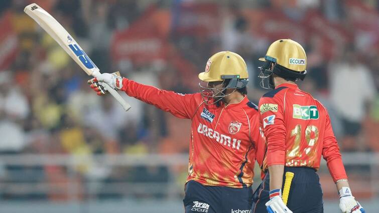 PBKS vs CSK IPL 2025 Priyansh Arya falls for 42-ball 103 as Punjab Kings 219/ 6 PBKS vs CSK: பிரியான்ஷ் ஆர்யா அதிரடி சதம்! 220 ரன்கள் எடுக்குமா சென்னை அணி?