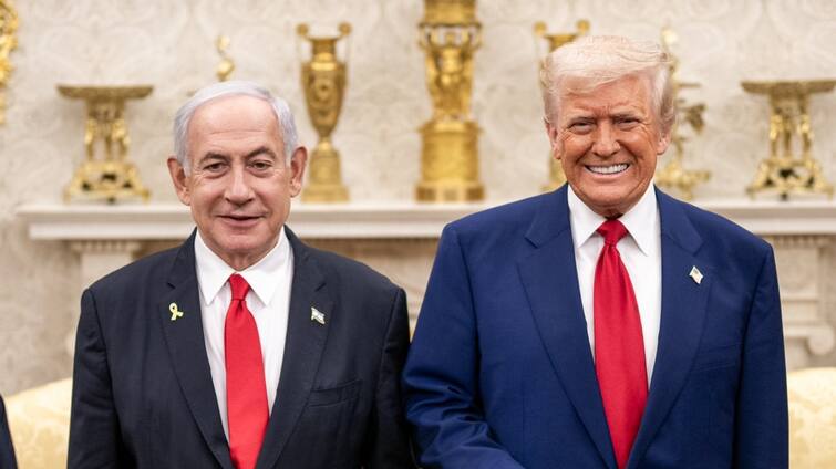 Israel benjamin netanyahu meets donald trump no relief given in tariffs discussed Iran Gaza Turkey 'हम टैरिफ पर रोक नहीं लगाएंगे...', व्हाइट हाउस पहुंचे इजरायली PM नेतन्याहू से डोनाल्ड ट्रंप की दो टूक