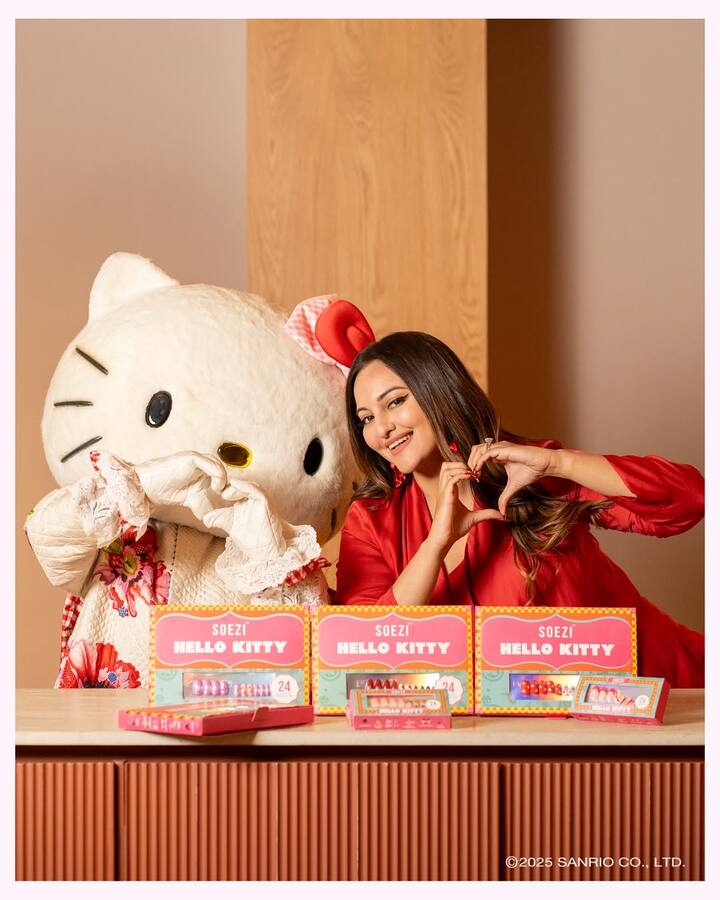 Sonakshi Sinha: Sonakshi co-founded Soezi, a press-on nail brand that gives salon-style nails at home. (Image: Instagram/@aslisona)