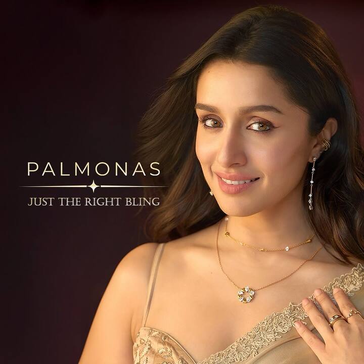 Shraddha Kapoor:  Shraddha is an investor and brand ambassador for a beauty brand MyGlamm, and also owns Palmonas, a trendy jewellery brand known for its stylish and everyday Peices. (Image: Instagram/@shraddhakapoor)