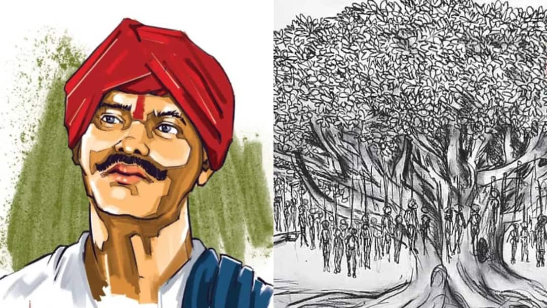 Ramji Gond Death Anniversary tribal legend martyrdom observed in Adilabad Ramji Gond Interesting Facts| ఆంగ్లేయులను ఎదురించి పోరాడిన తొలి గోండు వీరుడు, వెయ్యి ఉరుల మర్రి చరిత్ర ఇదే..!