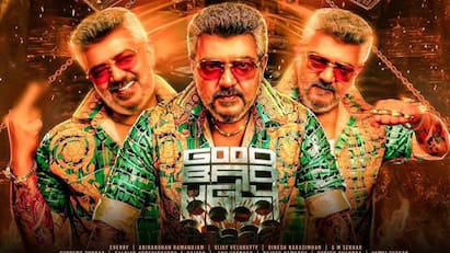 ajith kumar starrer good bad ugly movie twitter  review fans reaction Good Bad Ugly Review : ஆக்‌ஷன் நிறைய இருக்கு... கதை இருக்கா..? அஜித்தின் குட் பேட் அக்லி விமர்சனம் இதோ