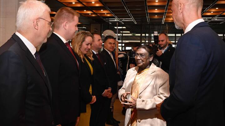 During a one-on-one meeting with the President of Slovak, Murmu invited Slovakia to participate in the upcoming WAVE Summit, to be held in Mumbai from May 1 to 4. ( Image Source: PTI)