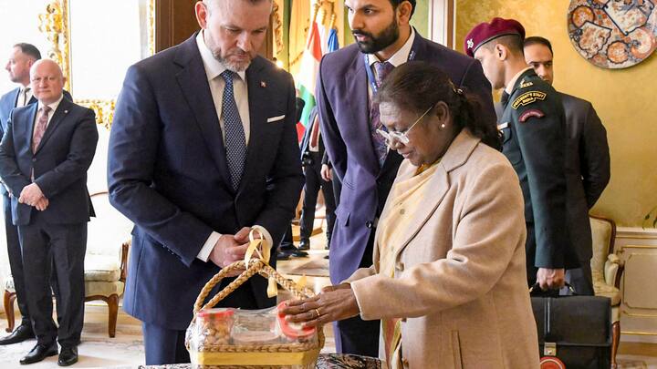 President Murmu in her statement, expressed her gratitude for the warm welcome and cooperation in various sectors, including trade, investment, and technology to strengthen the bond between India and Slovakia. ( Image Source: PTI)