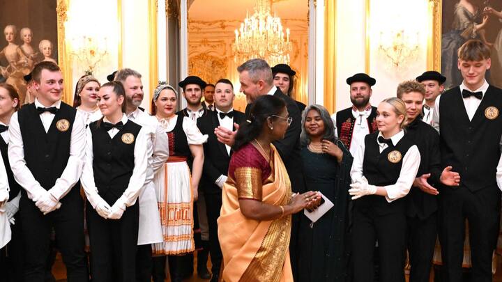Later, she attended a banquet hosted in her honour by Slovak President symbolising a strong cultural bond and friendship between the two countries. ( Image Source: PTI)