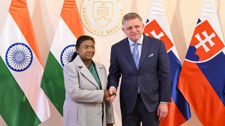The president also met and held extensive discussions with Prime Minister Robert Fico of the Slovak Republic. ( Image Source: PTI)