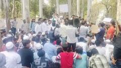 वक्फ संशोधन अधिनियम के विरोध में मुस्लिम समाज का प्रदर्शन, कानून का बताया मुस्लिम विरोधी