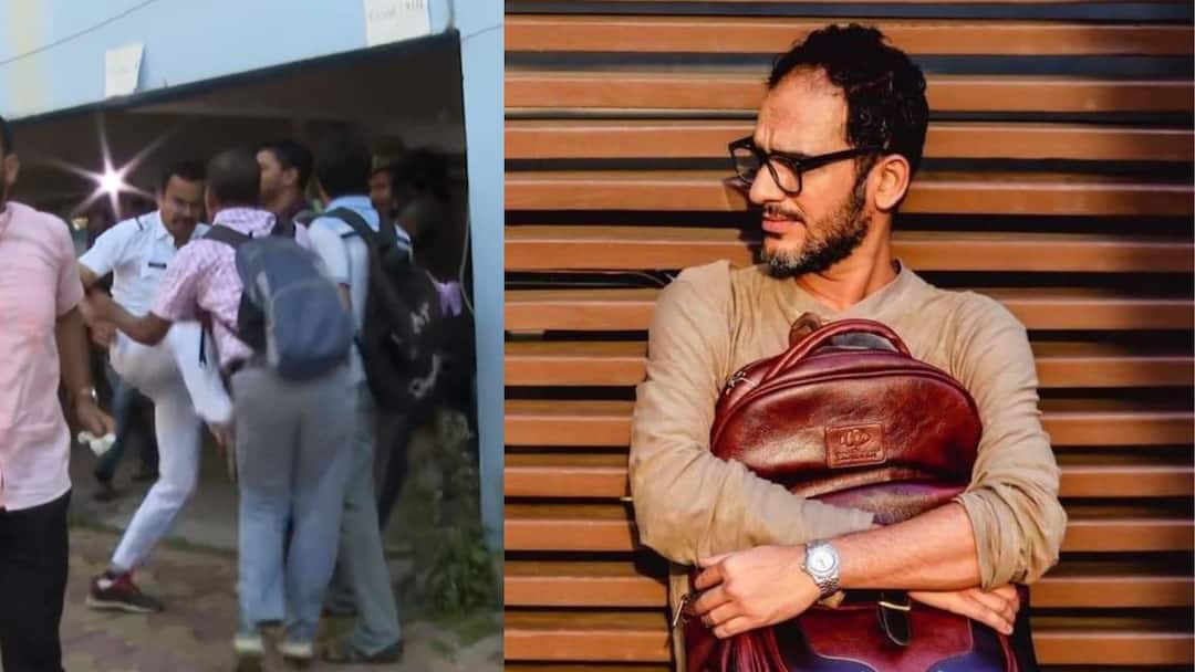 শিক্ষকদের লাঠি, লাথির প্রতিবাদ, ঋত্বিক বলছেন, ‘মাস্টারমশাই, আপনি কিন্তু কিছু দেখেননি’