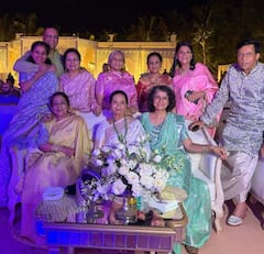 दुल्हन का हाथ थामे रोमांटिक हुए जय पवार! देखें अजित पवार के बेटे की सगाई की तस्वीरें