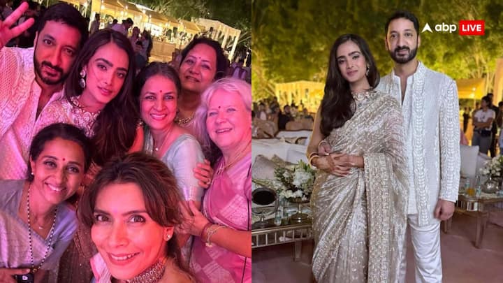 Jay Pawar Rutuja Patil Engagement: जय पवार और रुतुजा पाटिल की सगाई की तस्वीरें सामने आई हैं.