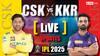 CSK vs KKR: कोलकाता ने चेन्नई को 8 विकेट से हराया, सुनील नरेन का तूफानी प्रदर्शन