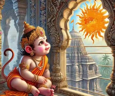બાલ હનુમાન: બાલ હનુમાનના રૂપમાં ભગવાન શુદ્ધ, નિર્દોષ અને અલૌકિક શક્તિઓથી સંપન્ન છે.