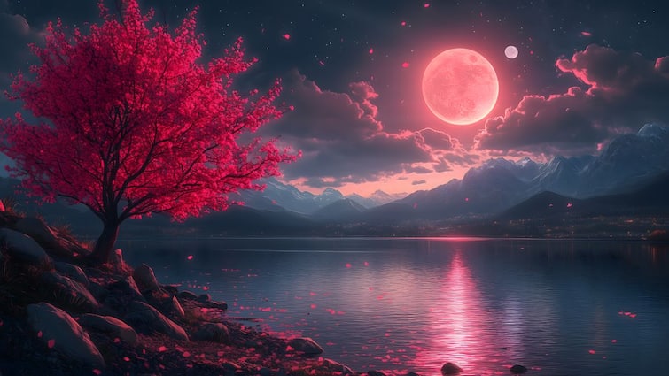 Pink Moon 2025 Why IS called a Pink Moon Check Date Time Will Visible from India Pink Moon 2025: என்னது பிங் மூனா! அப்படினா என்ன?, எப்போது?, இந்தியாவில் தெரியுமா?