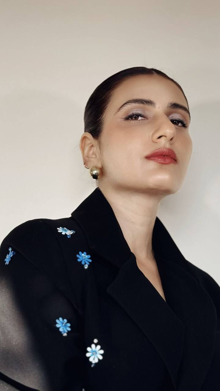 Fatima Sana Shaikh Radiates Grace In A Black Co-Ord Set, See Pics With a sharp caption that simply read 'Suit up!', the actress let her look do all the talking. (All Images: Instagram/@fatimasanashaikh)
