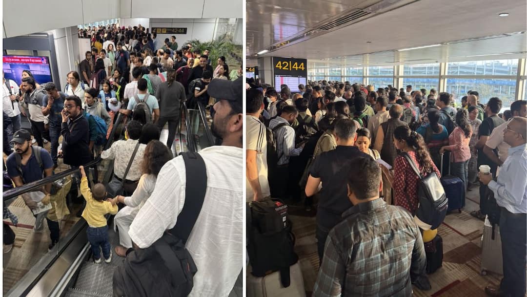Delhi Airport Disruption LIVE Updates: Over 300 Flights Delayed Amid Major ATC Glitch Delhi Airport Disruption LIVE Updates: Over 300 Flights Delayed Amid Major ATC Glitch