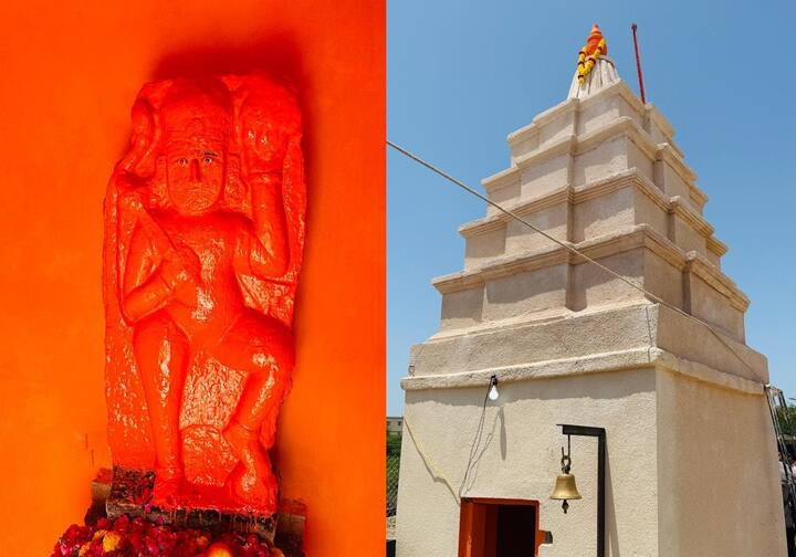 બાવળના જંગલમાંથી નેપાળી શૈલીનું મંદિર મળતા સ્થાનિકોમાં ખુશી, હનુમાન જયંતિએ મૂર્તિની પુનઃસ્થાપના.