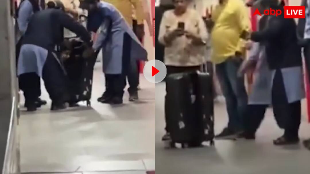 Warden caught student who was bringing his girlfriend to boys hostel by hiding her in suitcase video viral इश्क ​का इन्वेंशन! जब बॉयज हॉस्टल में सूटकेस से निकली गर्लफ्रेंड, लड़का हुआ फरार