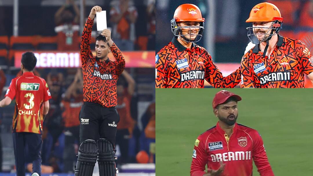 અભિષેકની તોફાની સદી! હૈદરાબાદે પંજાબને 8 વિકેટે ધૂળ ચટાડી, IPLનો બીજો સૌથી મોટો રન ચેઝ SRH vs PBKS IPL 2025, Abhishek & Head's 171-Run Stand Powers Win અભિષેકની તોફાની સદી! હૈદરાબાદે પંજાબને 8 વિકેટે ધૂળ ચટાડી, IPLનો બીજો સૌથી મોટો રન ચેઝ