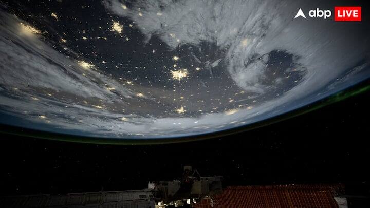 ઇન્ટરનેશનલ સ્પેસ સ્ટેશન (ISS) દ્વારા X પર શેર કરાયેલી તસવીરોમાં જુઓ પૃથ્વીનો રાત્રિનો નજારો.