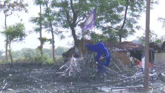 Villagers Clash With Police In Lucknow Over Removal Of Ambedkar's Statue; 19 Injured, Paramilitary Force Deployed