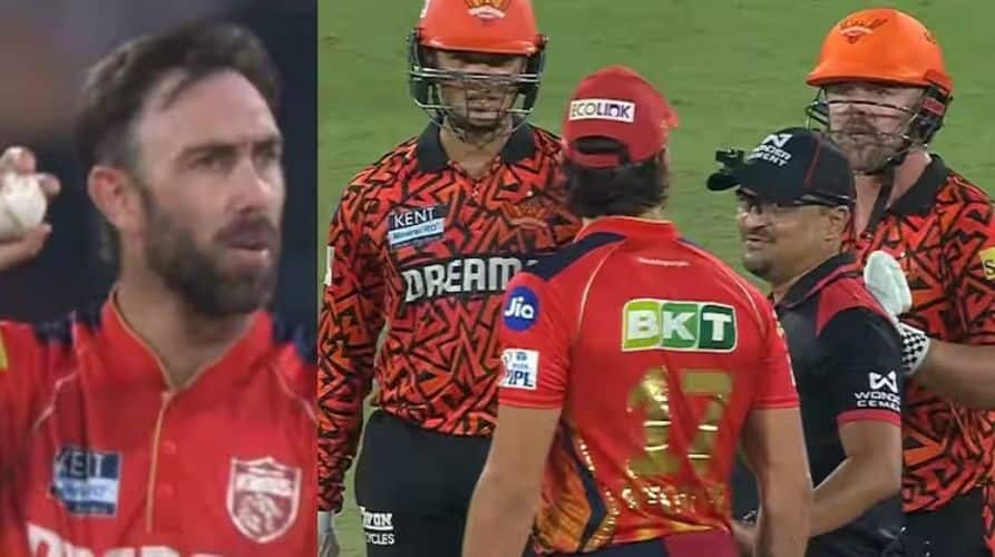 SRH vs PBKS 2025: ਮੈਦਾਨ 'ਤੇ ਦੋ ਸਟਾਰ ਖਿਡਾਰੀਆਂ ਵਿਚਾਲੇ ਹੋਈ ਤਿੱਖੀ ਬਹਿਸ, ਜਾਣੋ ਕਿਉਂ ਹੋਈ ਲੜਾਈ? ਵੀਡੀਓ ਨੇ ਮਚਾਈ ਤਰੱਥਲੀ IPL-2025-why-did-travis-head-and-glenn-maxwell-fight-during-srh-vs-pbks-match-know behind the reason Video goes Viral SRH vs PBKS 2025: ਮੈਦਾਨ 'ਤੇ ਦੋ ਸਟਾਰ ਖਿਡਾਰੀਆਂ ਵਿਚਾਲੇ ਹੋਈ ਤਿੱਖੀ ਬਹਿਸ, ਜਾਣੋ ਕਿਉਂ ਹੋਈ ਲੜਾਈ? ਵੀਡੀਓ ਨੇ ਮਚਾਈ ਤਰੱਥਲੀ