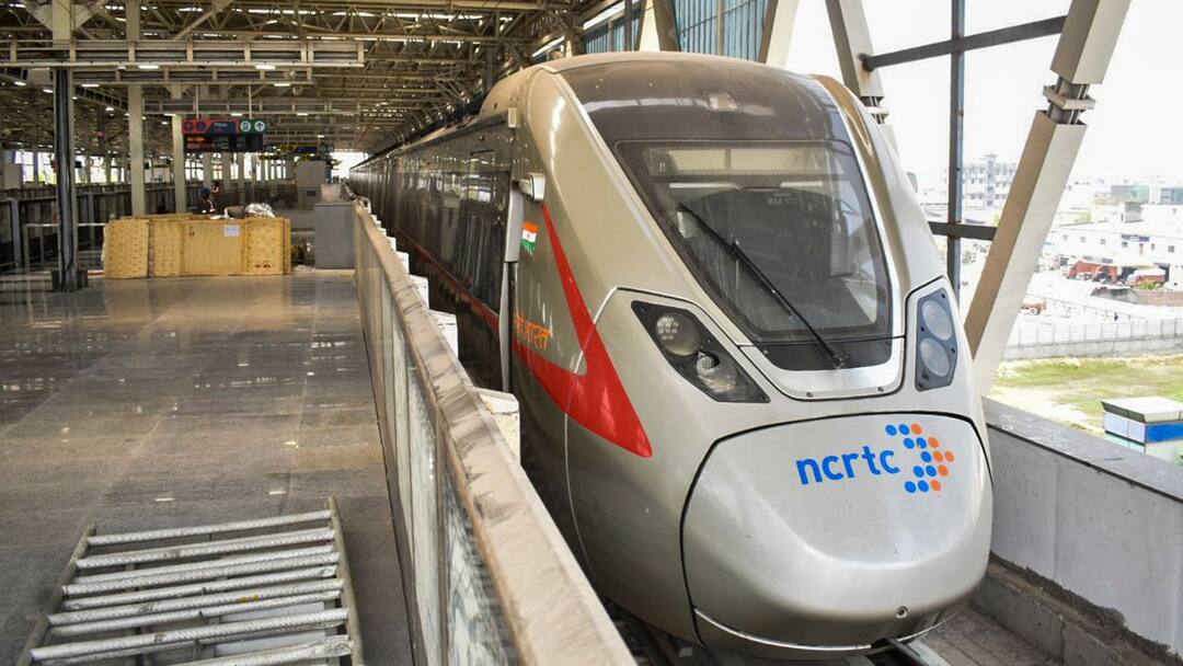 Namo Bharat Train News: मेरठ के मोदीपुरम तक पहुंची नमो भारत, शताब्दी नगर से ट्रायल रन शुरू Namo Bharat train reached Meerut Modipuram trial run started from Shatabdi Nagar ANNA Namo Bharat Train News: मेरठ के मोदीपुरम तक पहुंची नमो भारत, शताब्दी नगर से ट्रायल रन शुरू