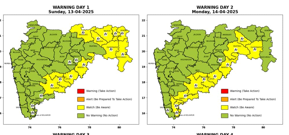 तापमानाच्या शिखरावर आता अवकाळीचा दणका, विदर्भ ते कोल्हापूर आज 11 जिल्ह्यांना IMD चा 'यलो अलर्ट